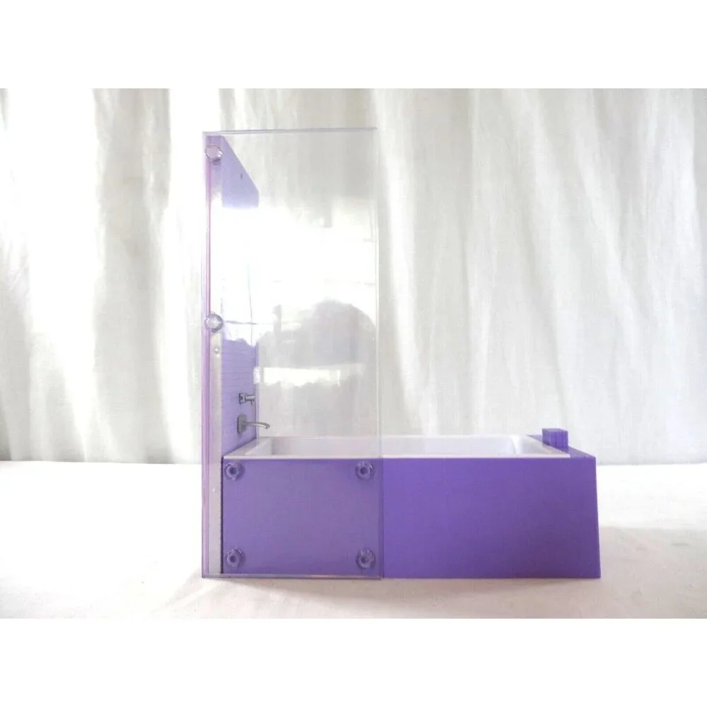 Rainbow High Doll House Purple Bathroom Tub with sides for 11-12